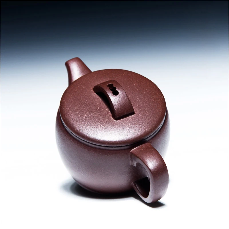 180 мл аутентичный Исин Чайник здоровье фиолетовый глина мастер ручной работы