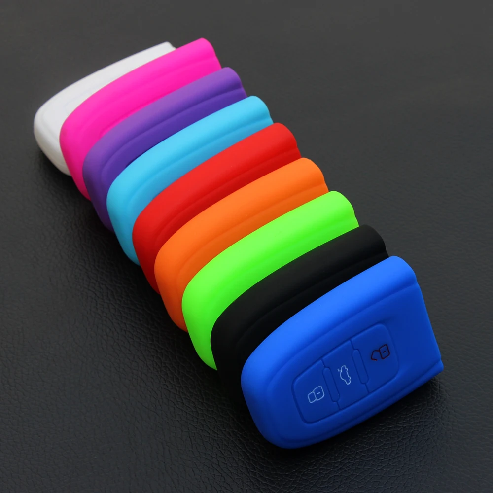 Чехол для смарт ключа с дистанционным управлением силиконовый чехол 3 кнопками