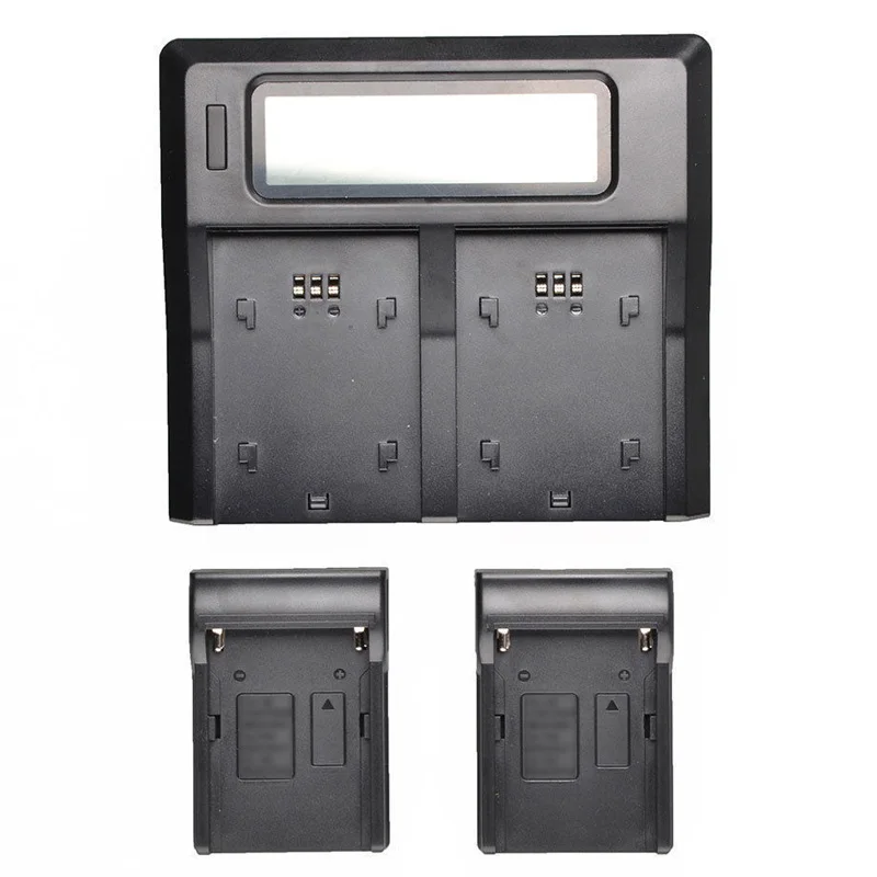 LCD двухканальный USB AC DC зарядное устройство Быстрая зарядка для Canon LP E6 EOS 5D Mark IV III