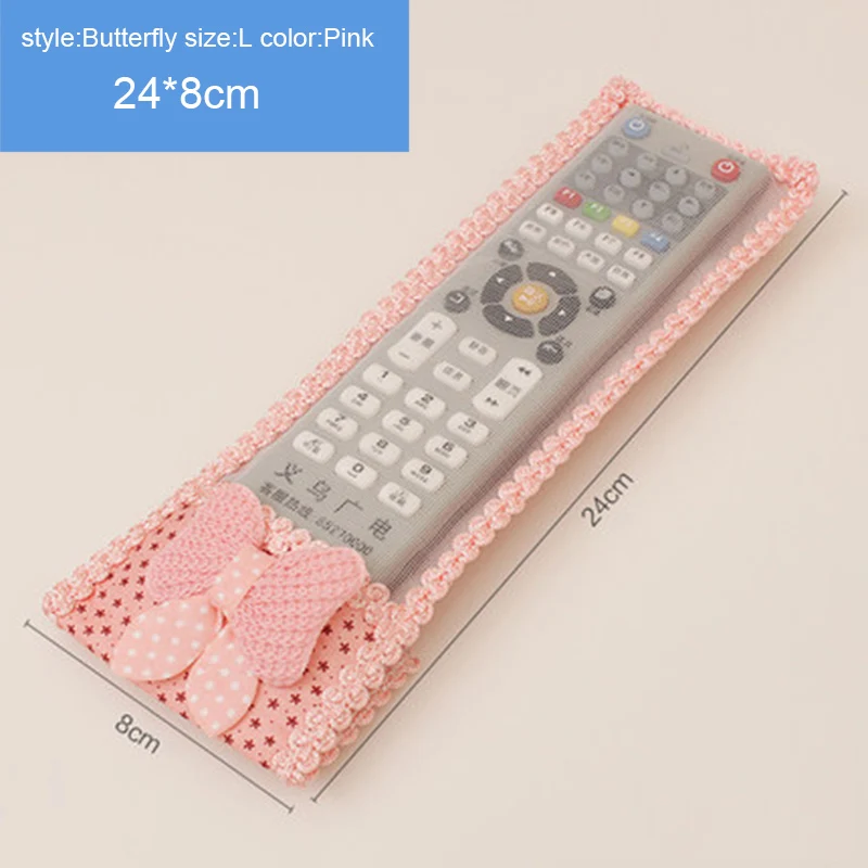 Новый Медведь ткань кружева ТВ кондиционер пульт дистанционного управления бант