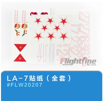 Freewing Flight Line LA-7 LA7 Электрический радиоуправляемый пропеллер модель самолета PNP