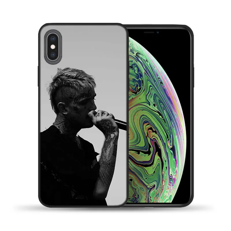 8 Чехлы для телефонов Lil Peep Mode для iPhone X, 6, 7, 8 Plus, 5, 5S, 6 S, SE, мягкий силиконовый черный чехол LilPeep для iPhone 11 Pro, XS, Max, XR - Цвет: 8