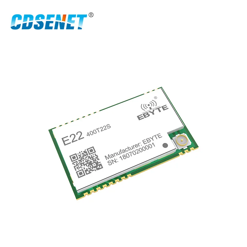 E22 400T22S SX1262 SX1268 UART LoRa Net work RSSI беспроводной трансивер 22 дБм 433 МГц SMD IPEX Печать