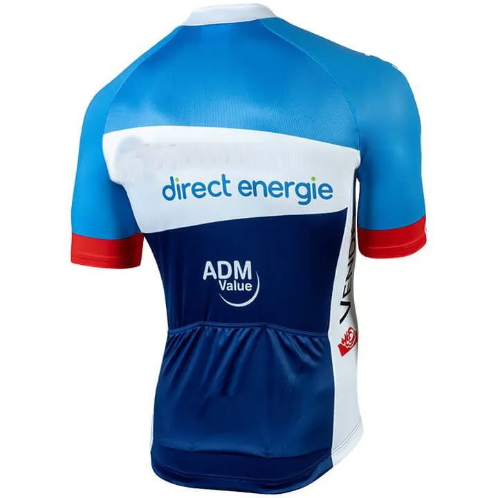 Мужская веломайка прямого покроя ENERGIE PRO TEAM синяя велосипедная одежда с коротким