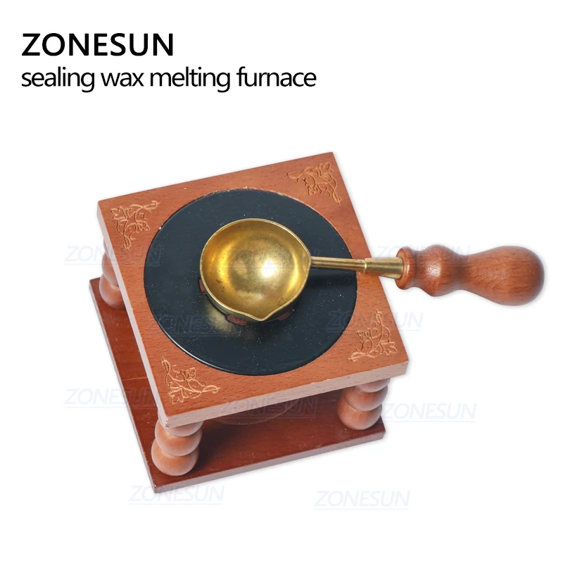 ZONESUN штампов сургучная печать бусины палочки Теплые воск клея плавления печи