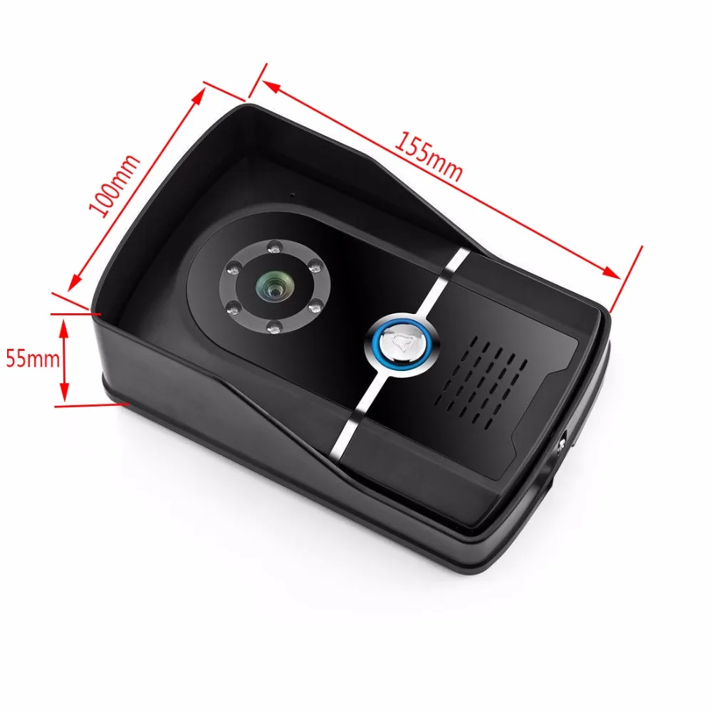 7 ''TFT LCD проводной дверной Домашний домофон видео звонок Система домофона IR COMS
