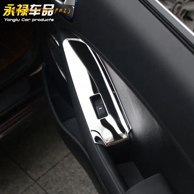 Наклейки декоративные для подъема двери и подлокотника Kia K3 2012 2018|Лепнина