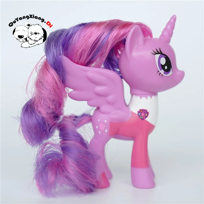 

P8-142 Action Figures 8cm Little Cute Horse Model Doll Parties Twilight Sparkle Wings Anime Toys for Children