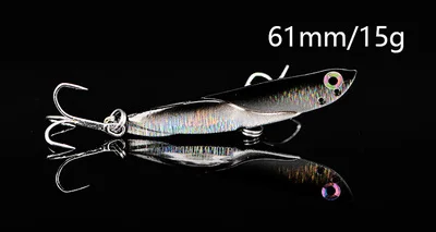 White Fish 15g Flurry, Супер длинная литая приманка для рыбалки, искусственная приманка, осенняя ловушка, 10 г, 15 г, 20 г - Цвет: White Fish 15g