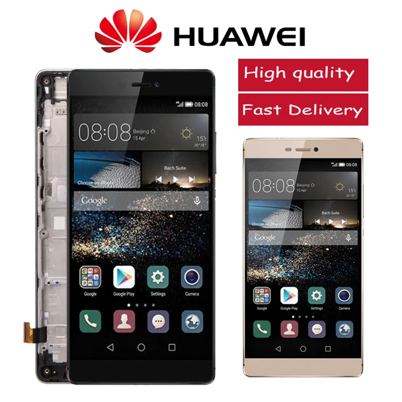 5 2 Оригинальный ЖК-дисплей для HUAWEI P8 сенсорный экран Замена с рамкой GRA L09 gra-l09 gra-ul10