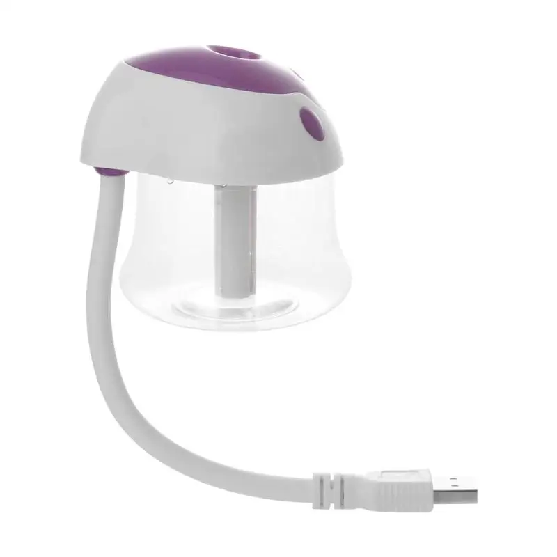 VODOOL DC 5 в 2 Вт Автомобильный увлажнитель ароматерапия usb-освежитель воздуха портативный мини-очиститель для автомобиля место в домашнем офисе Универсальный - Название цвета: Фиолетовый