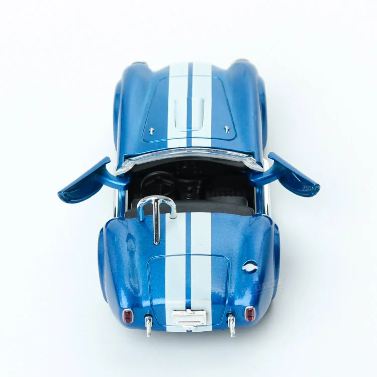 1/32 масштаб 1965 Ретро Ford Shelby Cobra 427 S/C литой металлический автомобиль со звуком и