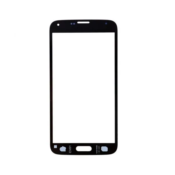 Черный оригинальный внешний стеклянный сенсорный экран для S5 GT-i9600 G900 ЖК передний