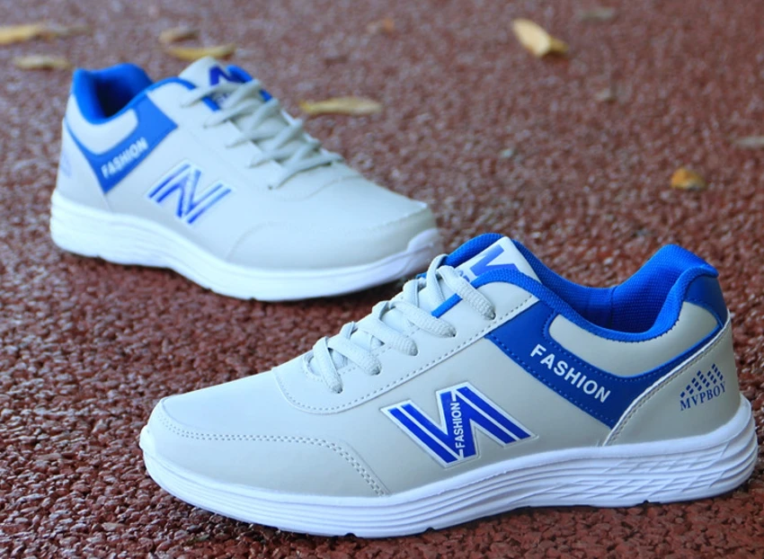 Men shoes 2019 New Arrivals hot Leather casual Fashion Ultra-light sneakers spring comfortable vulcanize Sports Shoes | Обувь