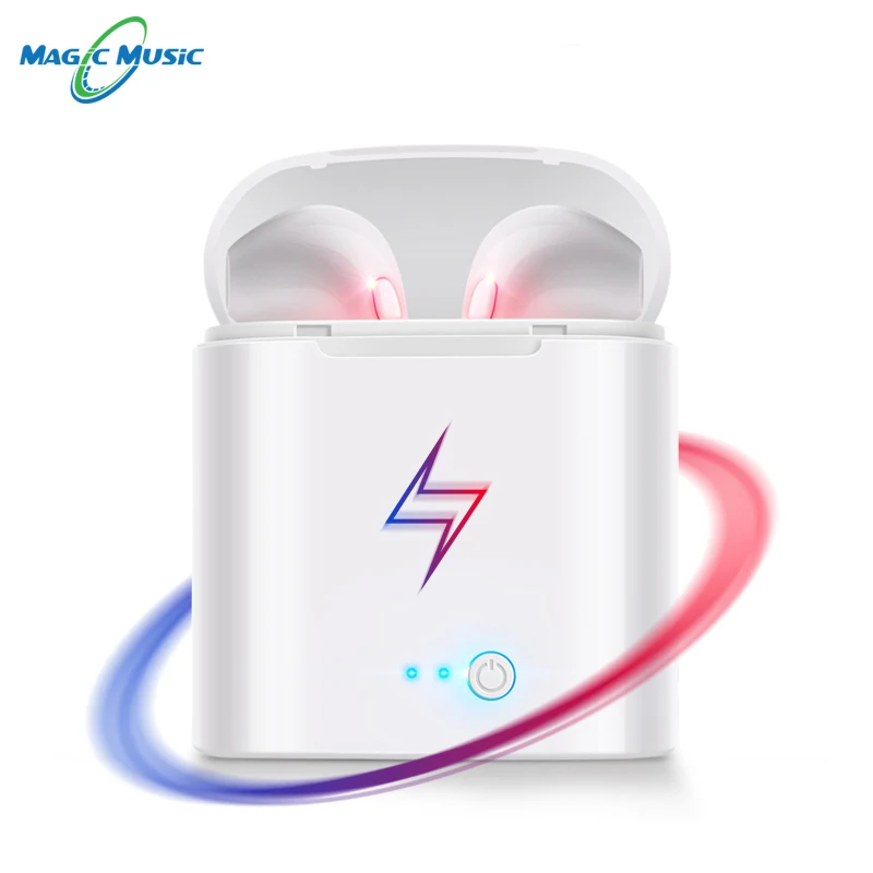 I7s TWS мини беспроводные Bluetooth наушники стерео вкладыши гарнитура микрофон для Iphone Xiaomi всех смартфонов i10 i12