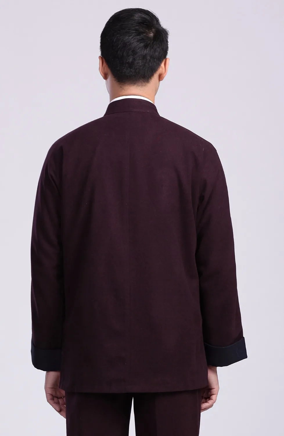 Шанхайская история Китайская традиционная Мужская куртка Кунг-фу пальто костюм