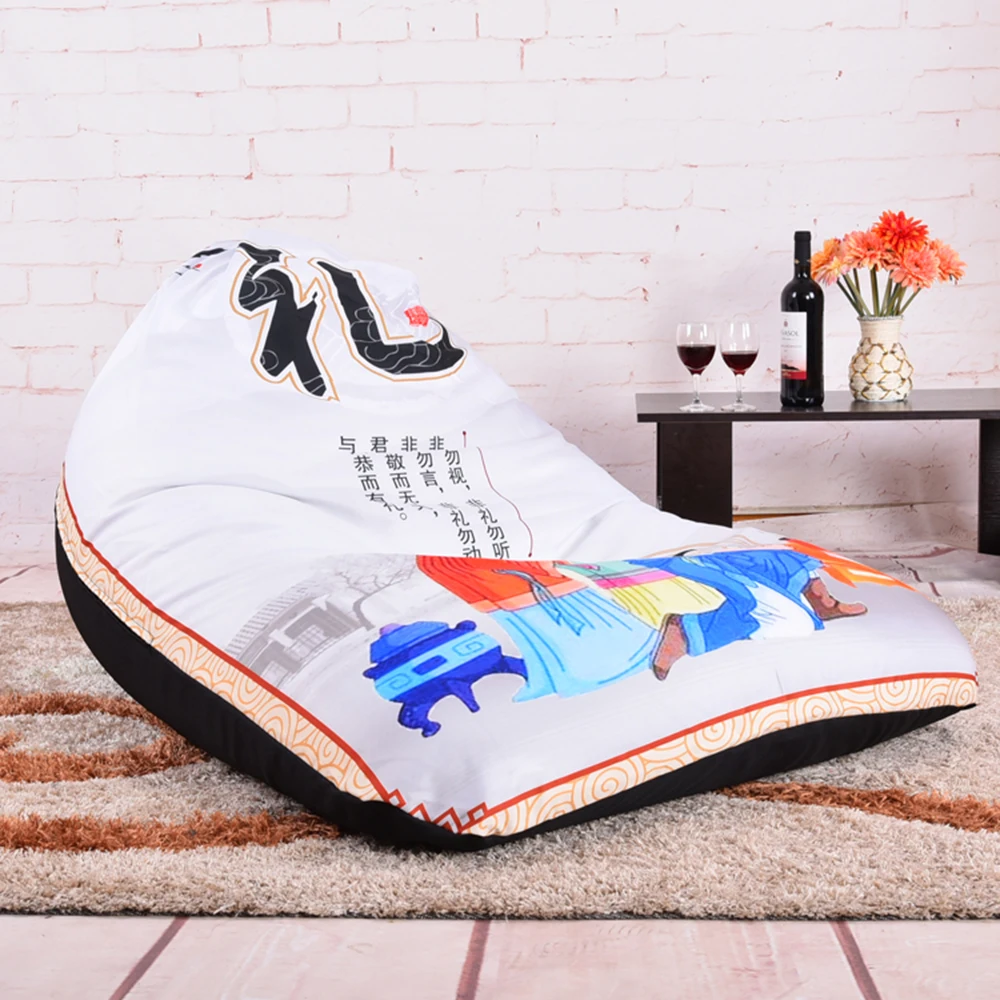 LEVMOON Beanbag кресло для дивана LI Pring Seat Zac удобная сумка кровати без наполнения 100%