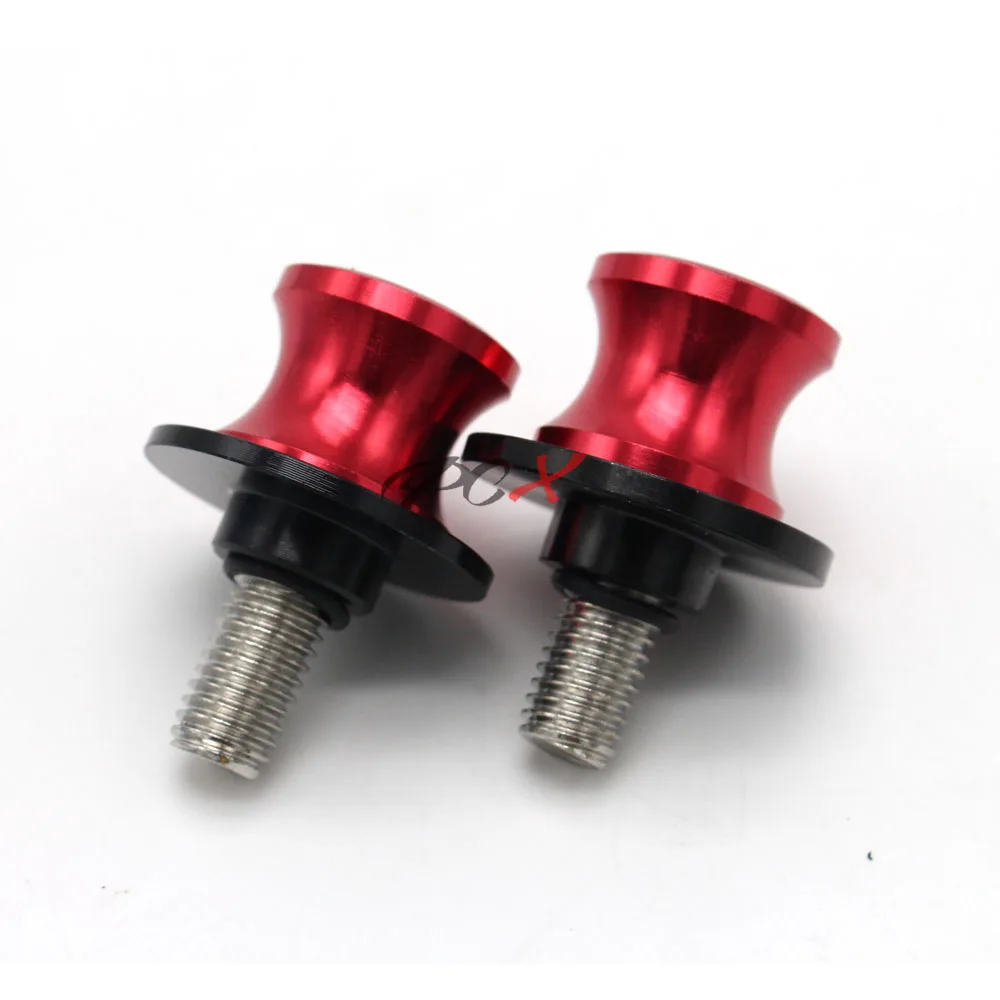 

Motorcycle CNC Aluminum Swingarm Spools slider 10mm stand Screws For Kawasaki J300 J-300
