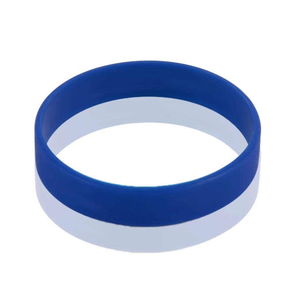 blue 1 шт силиконовые резиновые браслеты, новые баскетбольные спортивные повседневные браслеты, многоцветные Энергетические Браслеты для женщин и мужчин, подарки - Окраска металла: blue
