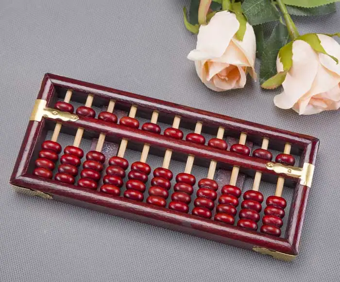 Высокое качество 11 колонны старый деревянный Абакус китайский соробан Mathmetic