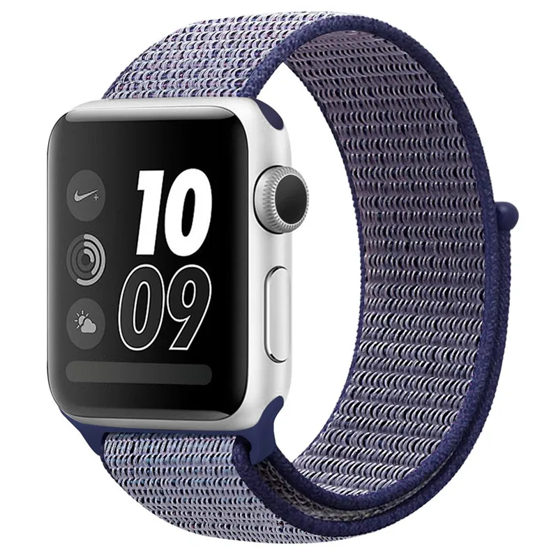 ASHEI нейлоновый ремешок для наручных часов Apple Watch, версии 44 мм 40 мм, версия 1/2/3/4/5 спортивная петля ремешок для наручных часов iwatch 38 мм 42 мм ремешок для часов