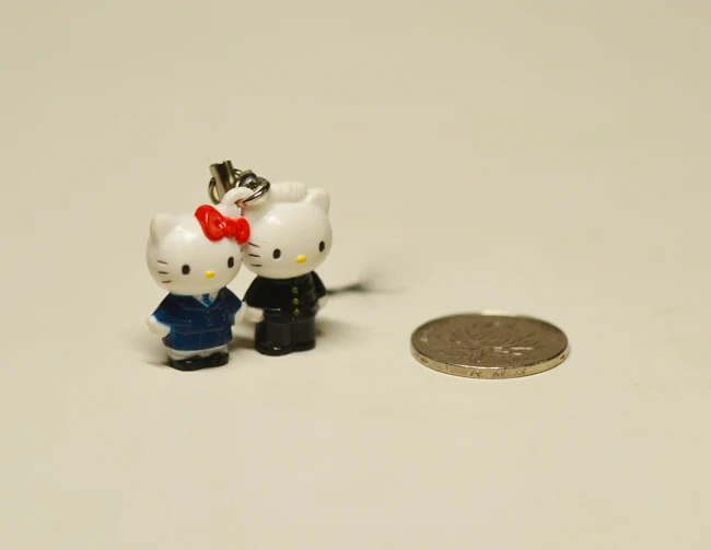 G596 hello kitty японский аниме Рисунок ПВХ брелок-подвеска для мобильного телефона ремень