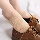 (CC.AMILY) Модные кружевные Нескользящие летние тонкие невидимые носки-лодочки для женщин и девушек FS0416