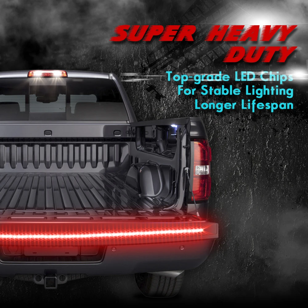 MICTUNING 60 &quotтрехрядный Автомобильный светодиодный светильник для багажника Toyota