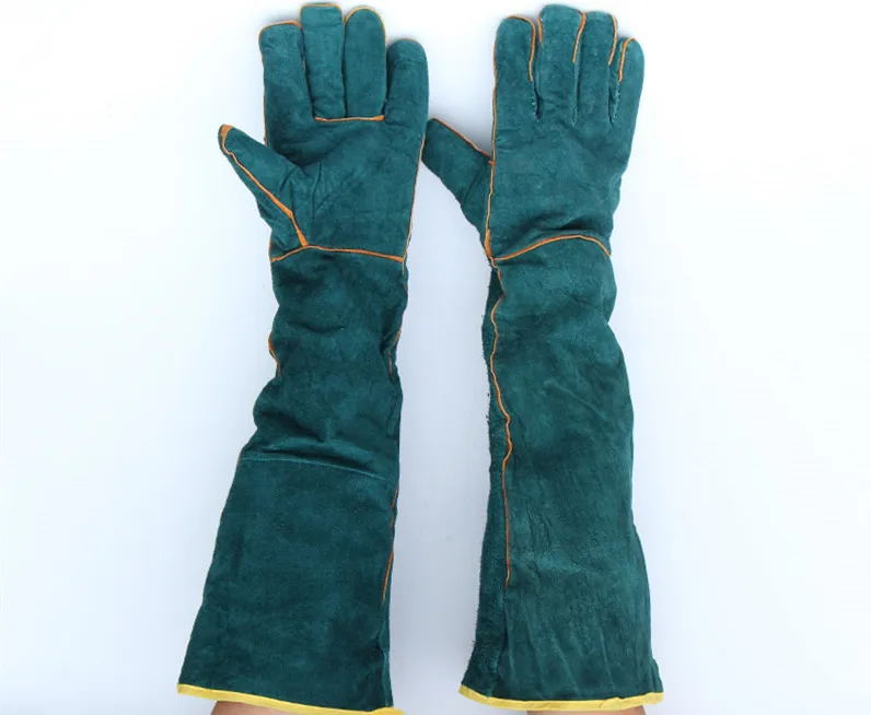 Бесплатная доставка Лидер продаж защитные перчатки из натуральной воловьей