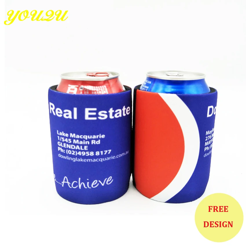 Охладитель для напитков неопреновый koozies для 330 мл пивной банки с пользовательской печатью