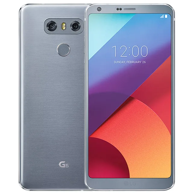 Original LG G6 H871/H872/VS988 Snapdragon 821 Dual Rear Camera 5.7 Inches 4GB RAM 32GB ROM 13.0MP LTE 4G Refurbished Cellphone - Цвет: Серый