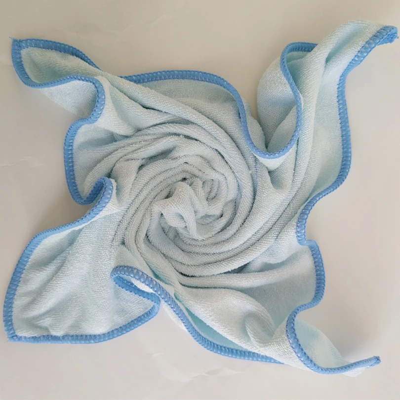 Zipsoft Kitchen Towel 40*40cm Face Towels Blue Yellow Microfiber Hand Cleaning Rags Dish Cloth Car Washing | Дом и сад