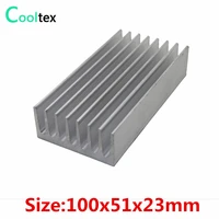 100x51x23mm aluminum heatsink heat sink radiator for chip vga ram led ic electronic integrated circuit cooler cooling