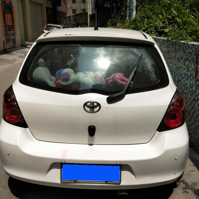 ABS материал для Toyota Yaris 2006 2011 спойлер автомобиля заднего крыла праймер цвет задний