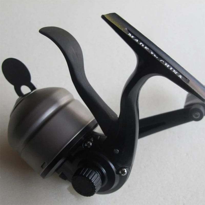 Черная спиннинговая катушка в форме ласточки рыболовная круглая Рыболовная с