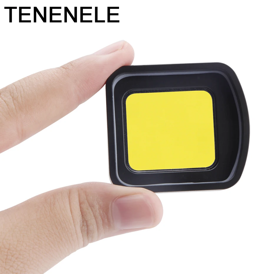 Фильтр TENENELE для экшн-камеры Sjcam SJ8 4K Pro/Plus/Air стеклянный фильтр желтого цвета