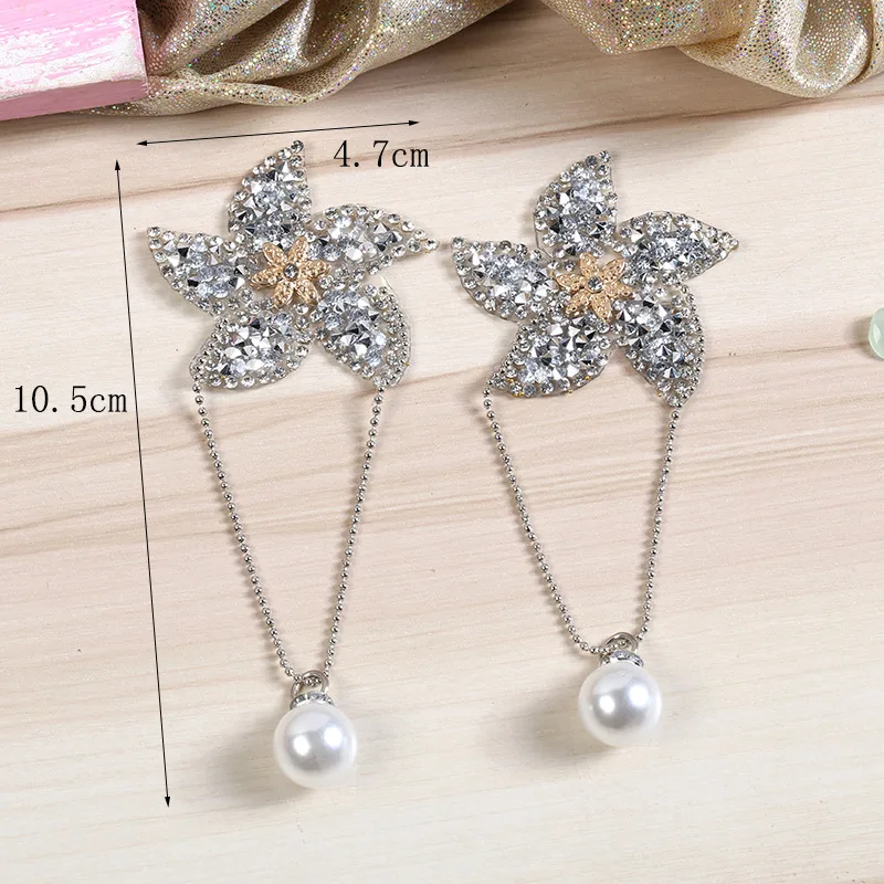 Стразы с алмазным жемчугом, стерео патч, аксессуары для одежды, наклейки для переноса, наклейки для аппликации, нашивки с вышивкой