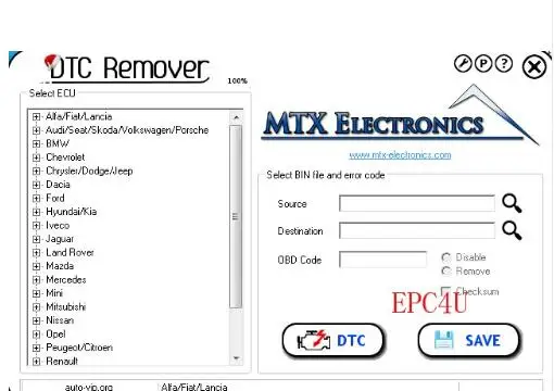 Профессиональный аппарат DPF + EGR 3 0 Lambda Hotstart Flap MTX DTC Remover 1.8.5 разблокированный