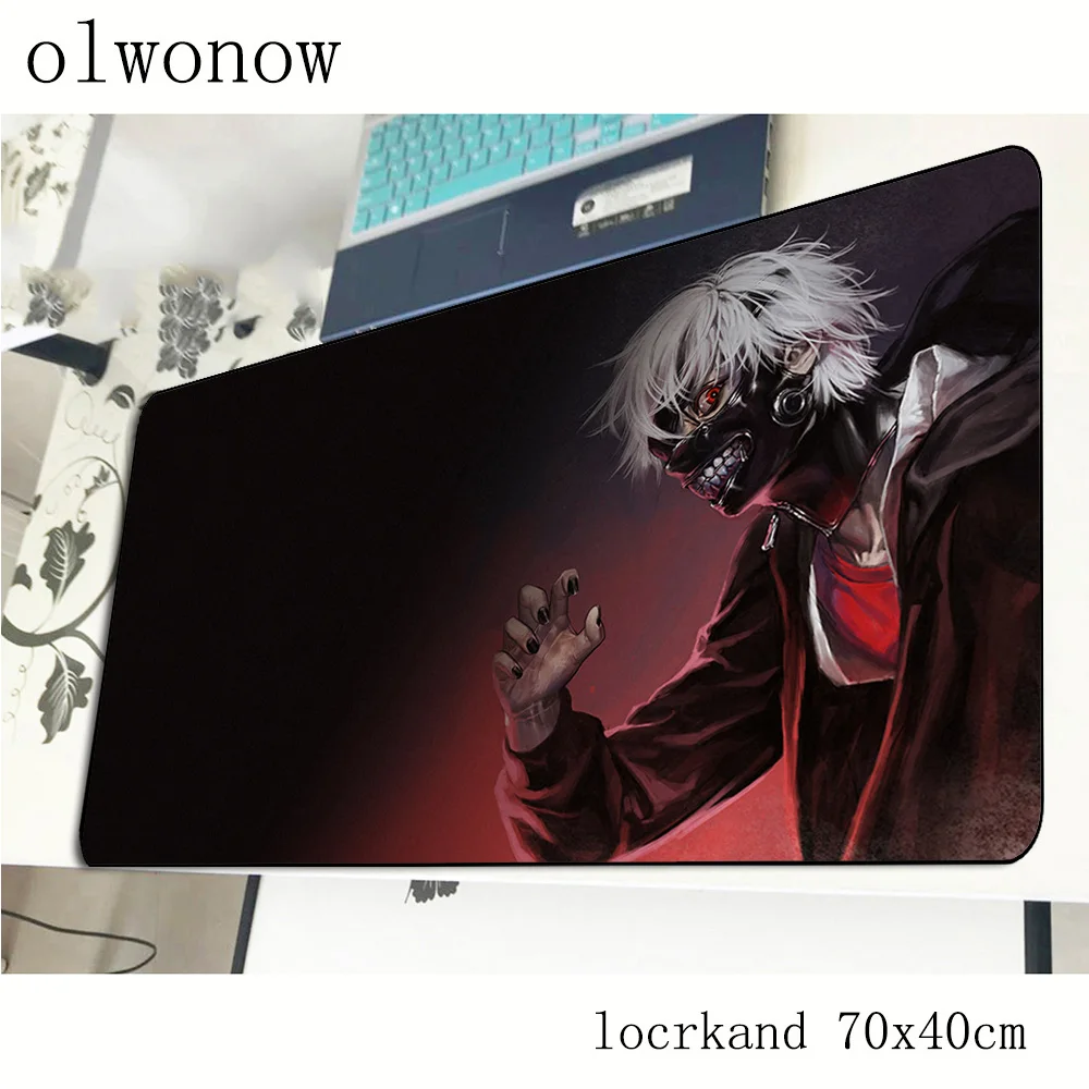 Одежда с надписью Tokyo Ghoul коврик для мыши изображением 700x400x3 мм большой игровой