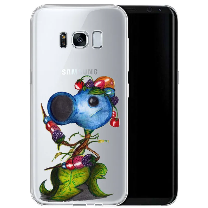 Мягкий Новый стиль Растения против Зомби для Samsung 2016 2017 A5 A7 J3 J5 J7 A6 A8 A6PIUS A8PIUS Core Prime