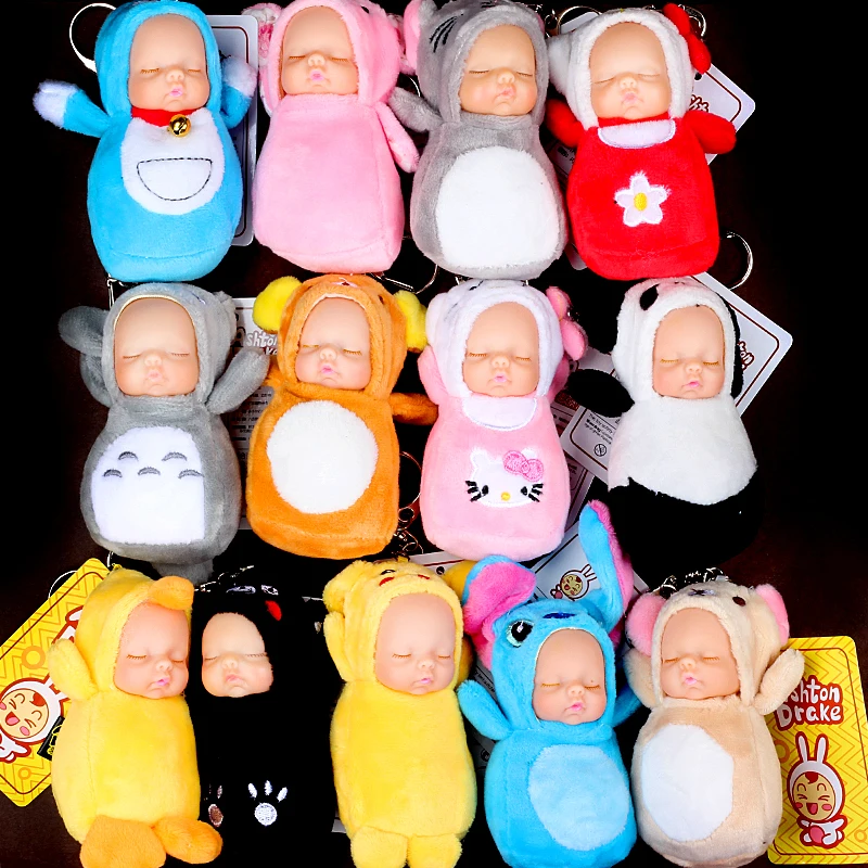 Модная Милая имитация сна Детская кукла hello kitty Дораэмон Тоторо пичху медведь