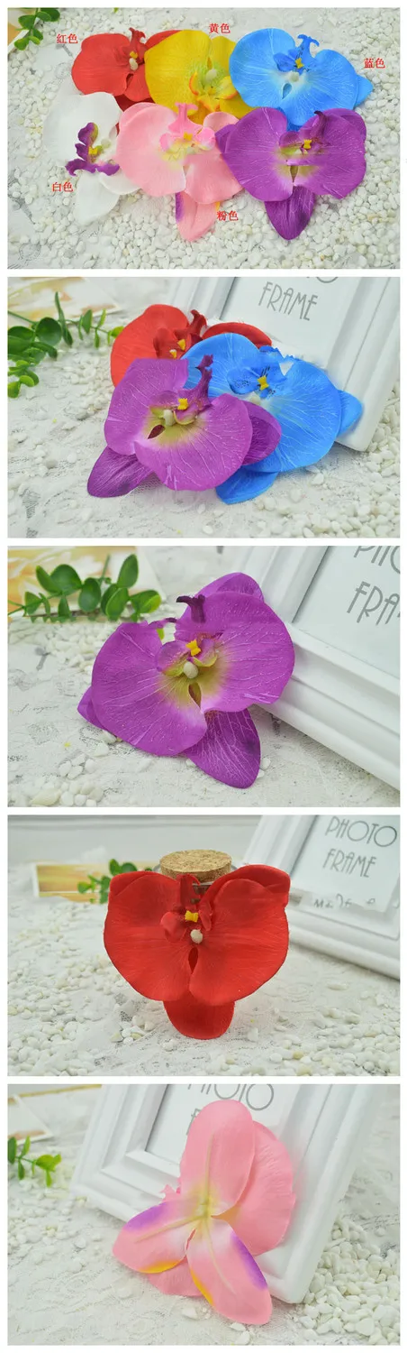 Искусственные цветы хорошее моделирование шелк Моделирование цветок фаленопсис