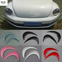 2pcslot abs headlight lamps brow decoration cover for 2012 2018 volkswagen vw beetle car accessories