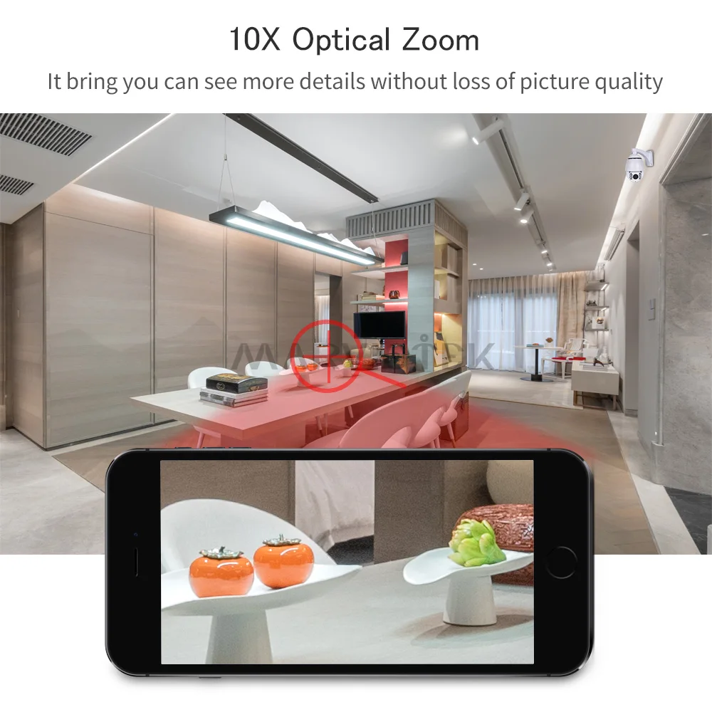 5MP PTZ IP камера наружная Onvif 10X ZOOM водонепроницаемая Мини скоростная купольная ptz 2MP