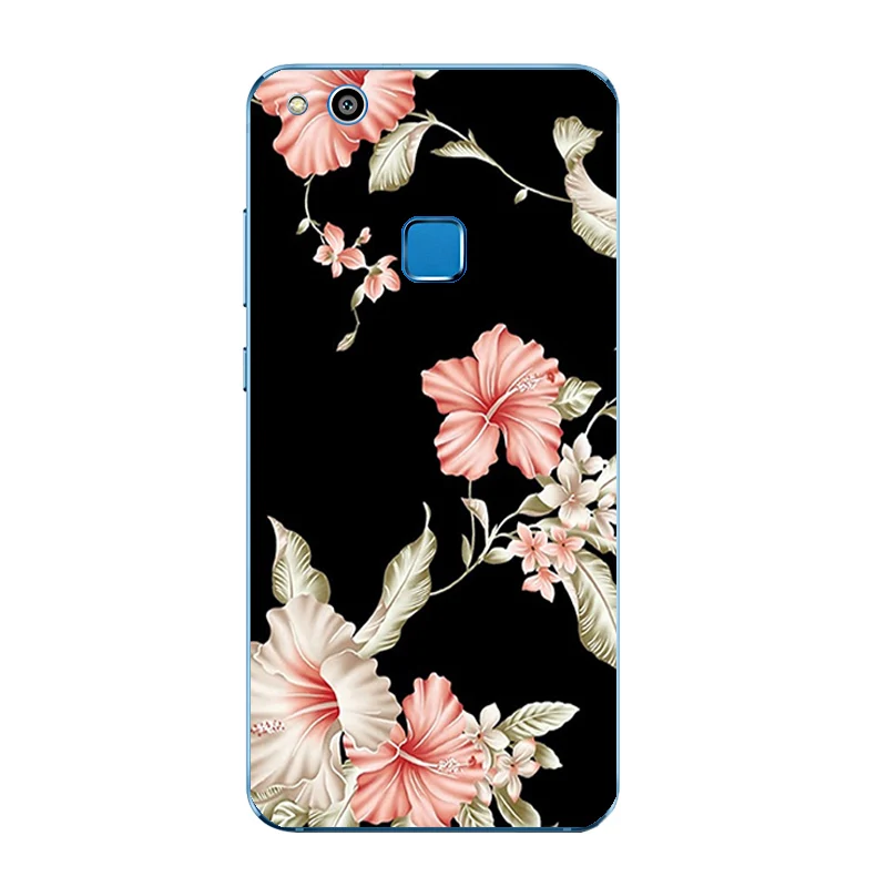 Силиконовый чехол для телефона Huawei P10 Lite Plus прозрачная задняя крышка Nova черный и