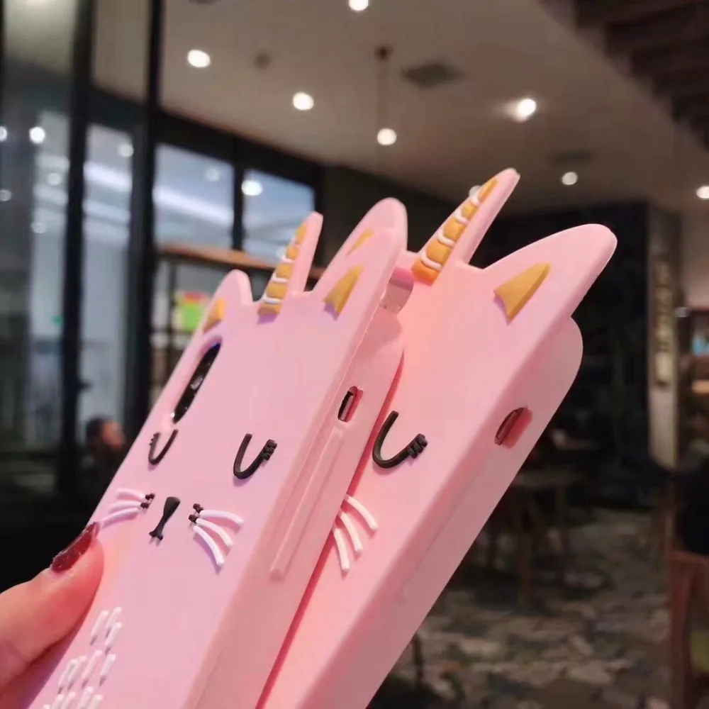 3D Cartoon Cute Crown Cat Soft Silicone Back Cover For iPhone 5 5s SE 5C 6 6s X XR Xs Max 7 8 Plus Phone Cases Coque Fundas Capa |