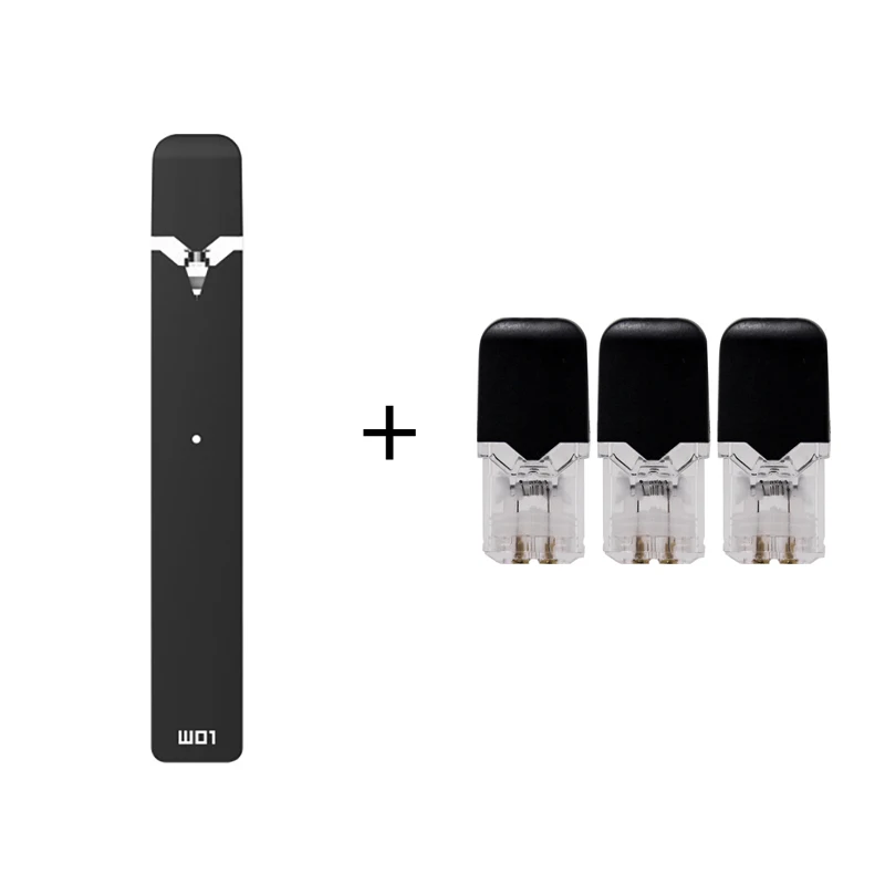 black with 3pcs pod Оригинальная электронная сигарета OVNS W01 Pod испаритель 280 мАч батарея 0,7 мл Pod картриджи Pod Vape ручка Vape комплект VS minifit комплект - Цвет: black with 3pcs pod
