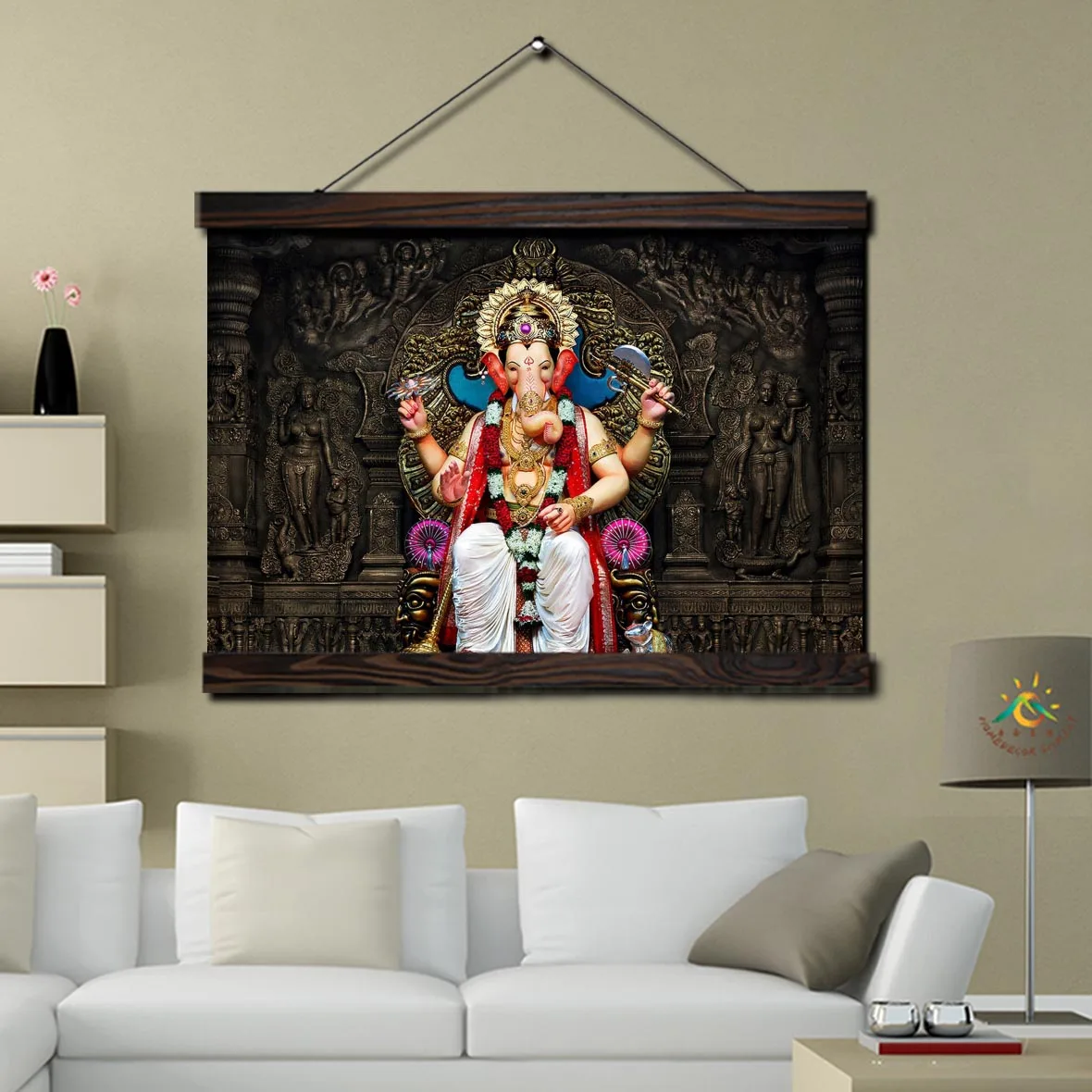 Современная Настенная Художественная печать Ganesh Lord God Постер и картина в стиле