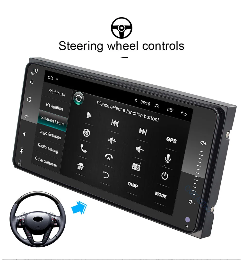 Android 8,1 автомобильный dvd-плеер для Toyota Corolla Camry Highlander 2din автомобильный Радио gps навигация WiFi зеркальное соединение мультимедийный плеер