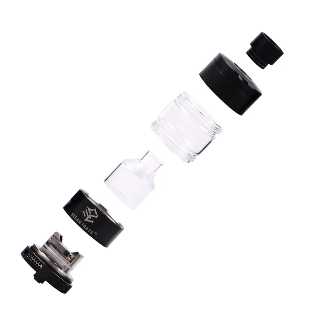 Оригинальный паровой жажда Glaz RTA 30 мм 7 мл rta нижний Угловой дизайн воздушного